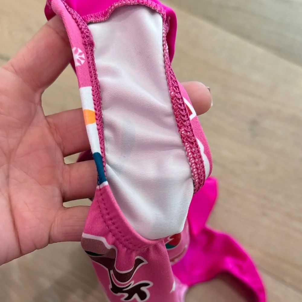 GK Elite Pink Holiday Themed  Size toddler Gymnastics or Dance Leoatrd